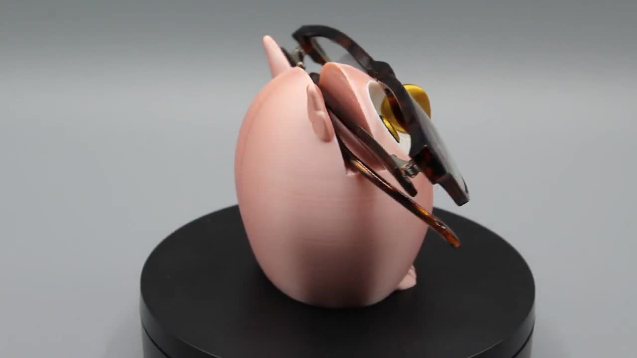 フクロウのメガネ/サングラスホルダー | 3Dプリント眼鏡スタンド
